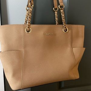 Calvin Klein double strap purse